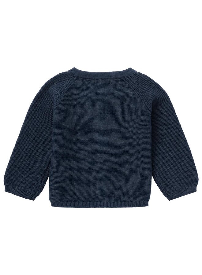 Unisex Cardigan knit Naga | Navy