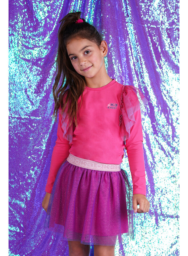 B.Nosy girls x K3 Tammy t-shirt Y510-5436 | Phlox Pink 295 (W25)