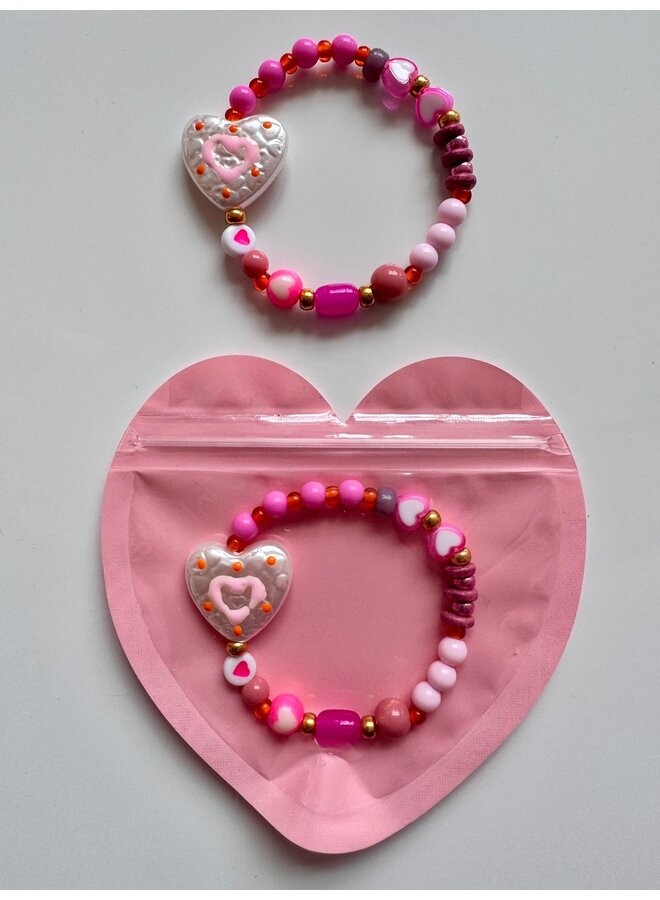 Armbandje | Love oranje