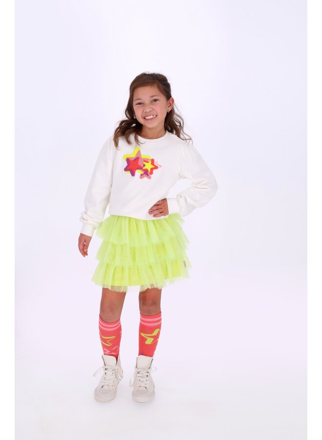 Sophie B.Nosy girls sweater Y601-5324 | Cotton (012) Pre-Spring'26