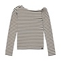 Longsleeve Offshoulder Stripe 970615 | Sandshell 2020 (S26)
