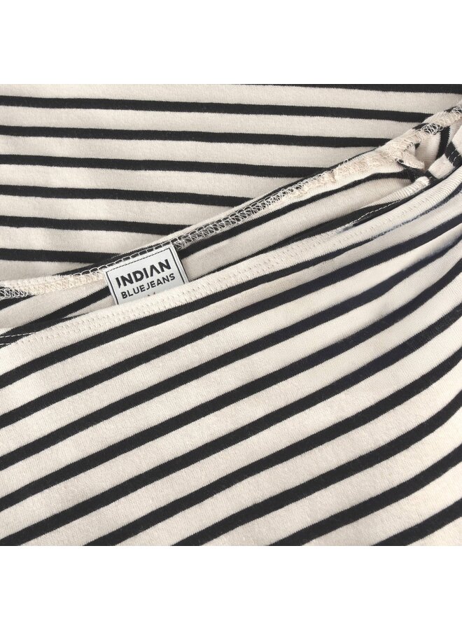 Longsleeve Offshoulder Stripe 970615 | Sandshell 2020 (S26)