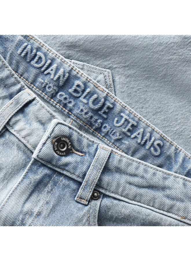 Wide Denim Short Light Jeans 960572 | Light Denim Blue 7775 (S26)