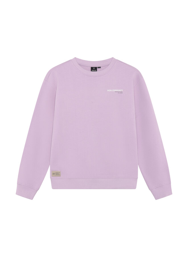 Loose Fit Sweat Backprint 960671 | Fair Orchid 6193 (S26)