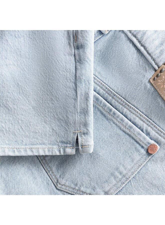 Wide Denim Short Light 970789 | Used Light Denim 7166 (S26)