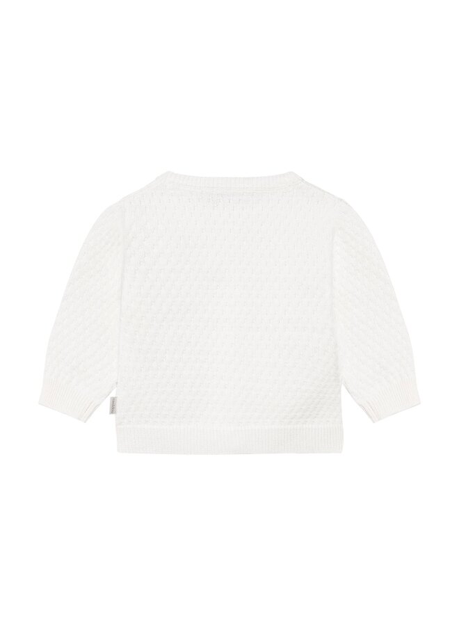 Cardigan LS 6410314 | White (1021) SS26