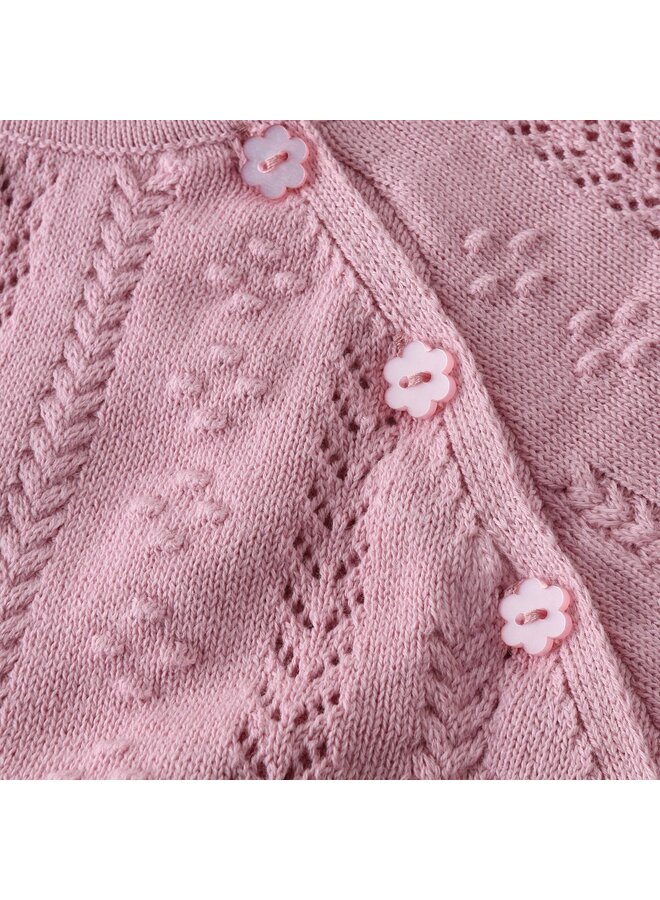Cardigan LS 6420311 | Pink (4188) SS26