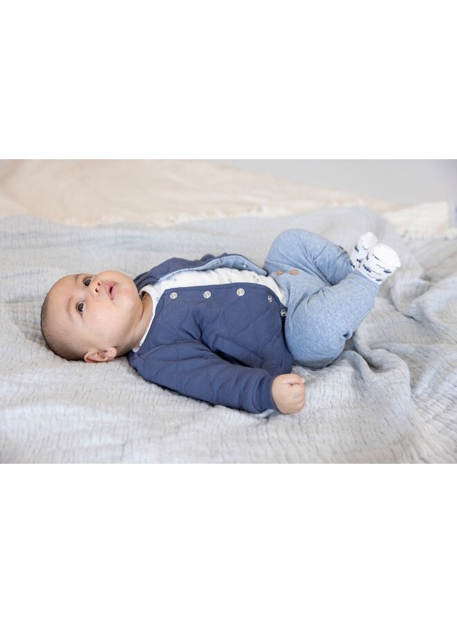 Broek rib - Blue Ocean (Blauw melange) | 52202493