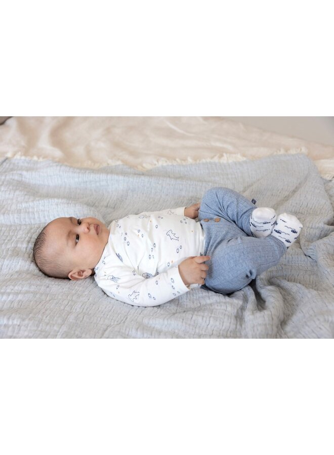 Sokken - Blue Ocean (Offwhite) | 50400361