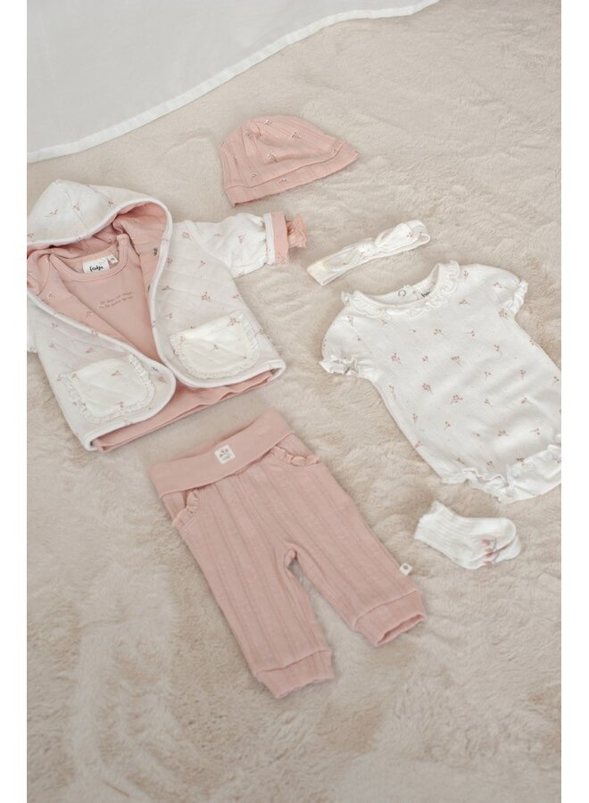 Broek pointelle rib - Delicate Flower (l.Roze) | 52202497