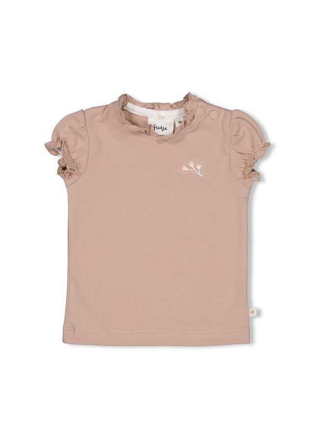 T-shirt - Delicate Flower (Taupe) | 51700986
