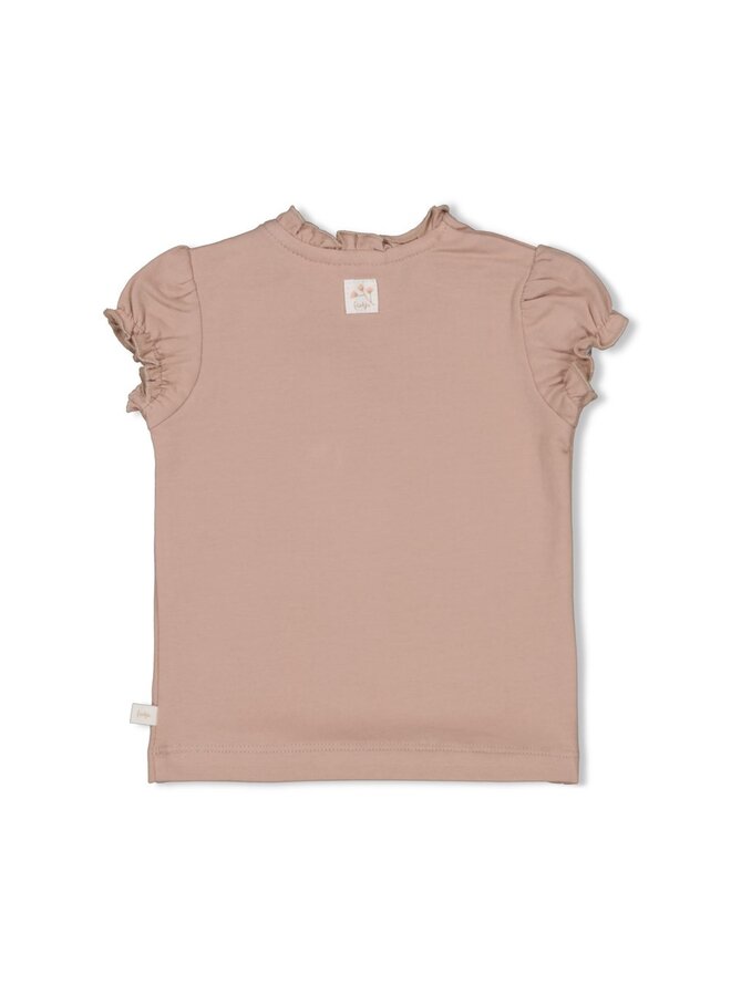 T-shirt - Delicate Flower (Taupe) | 51700986