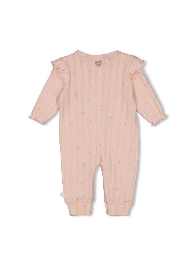 Pak pointelle rib AOP - Delicate Flower (l.Roze) | 50800130