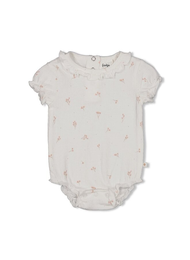 Romper crinkle AOP k/m - Delicate Flower (Offwhite) | 50200259
