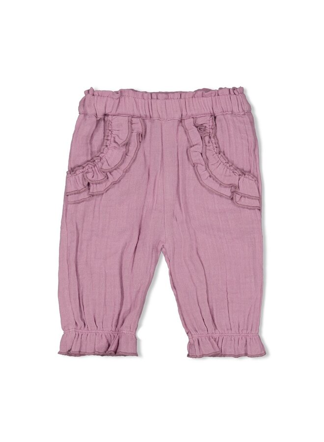 Broek mousseline - Flower Ranch (Violet) | 52202488