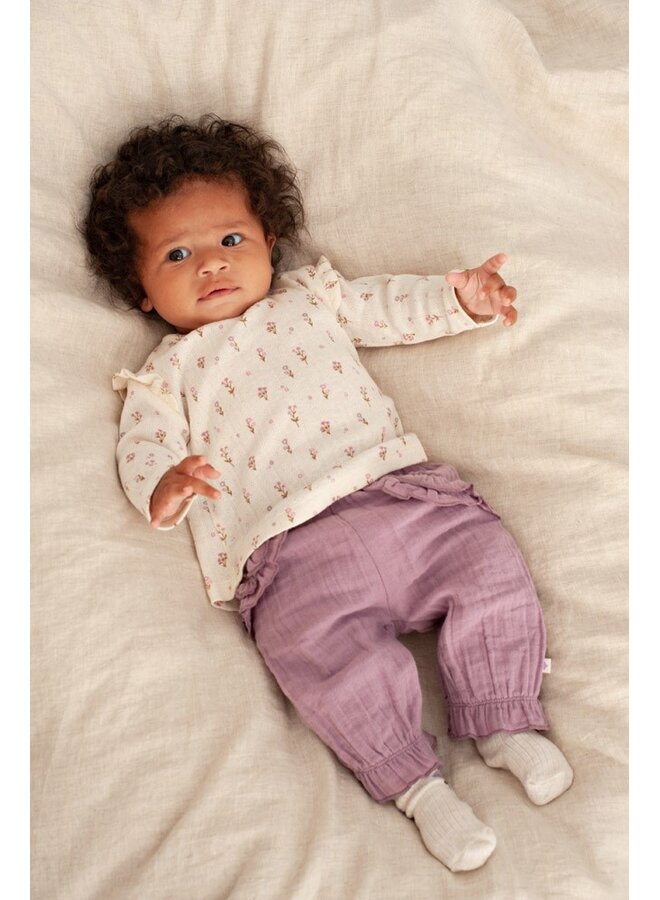 Broek mousseline - Flower Ranch (Violet) | 52202488