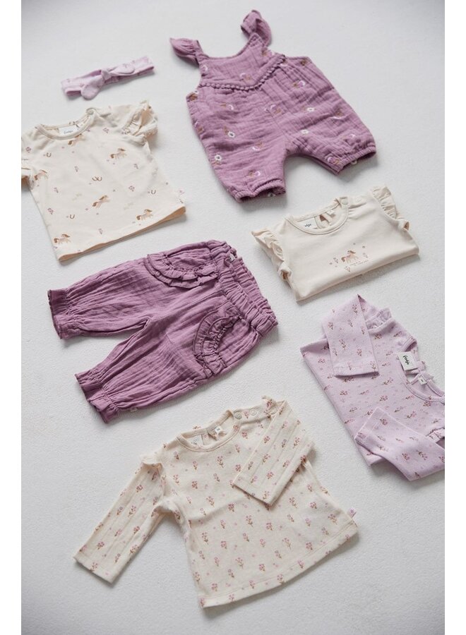 Broek mousseline - Flower Ranch (Violet) | 52202488