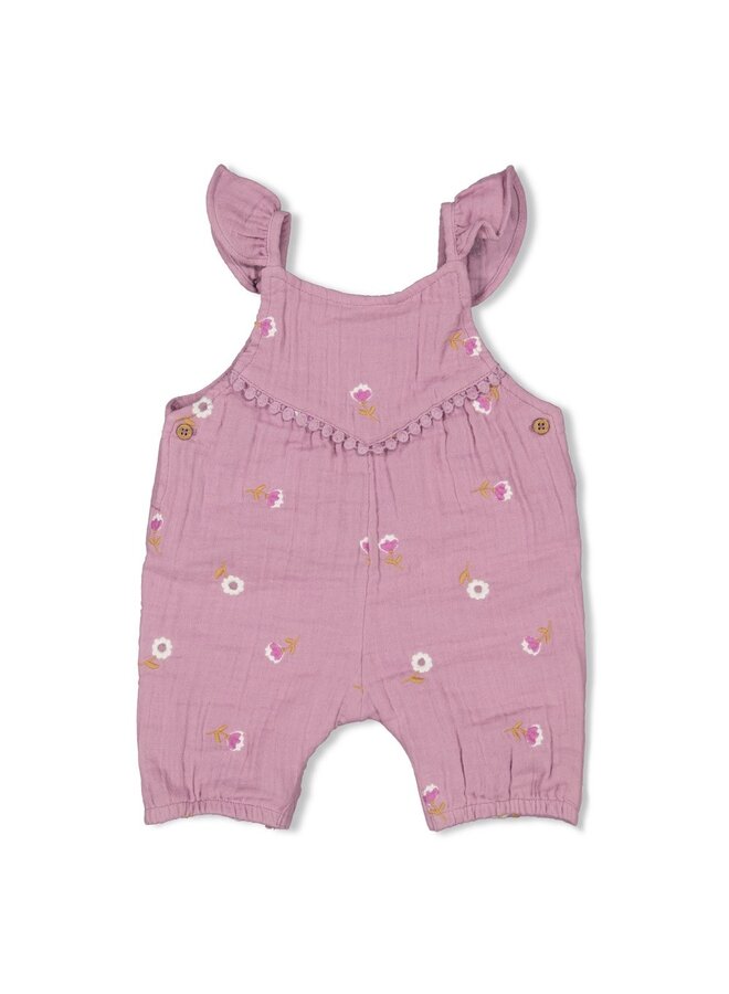 Jumpsuit mousseline AO embroidery - Flower Ranch (Violet) | 52000136