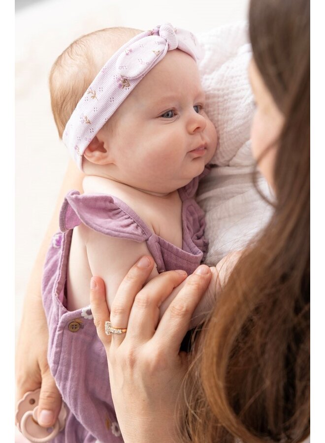 Jumpsuit mousseline AO embroidery - Flower Ranch (Violet) | 52000136