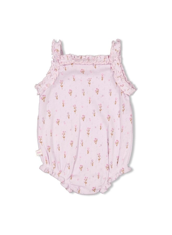Romper pointelle rib AOP - Flower Ranch (Lila) | 50200256