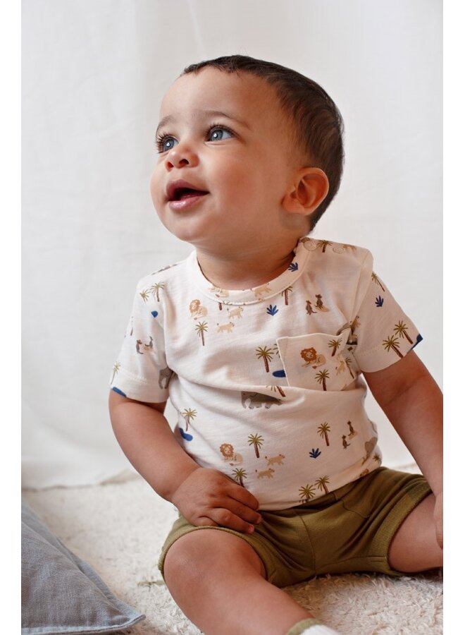 Short - Safari Savage (Groen) | 52100469