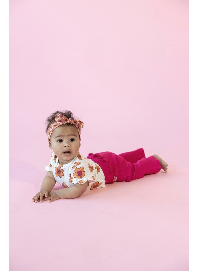 T-shirt AOP - Love Peace Aloha (Wit) | 51701010