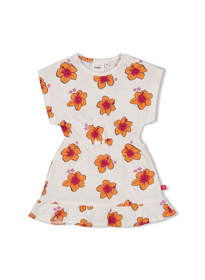Jurk AOP - Love Peace Aloha (Wit) | 51400584