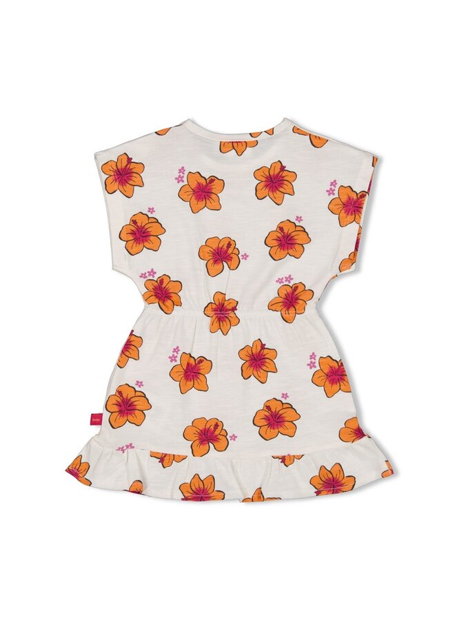 Jurk AOP - Love Peace Aloha (Wit) | 51400584