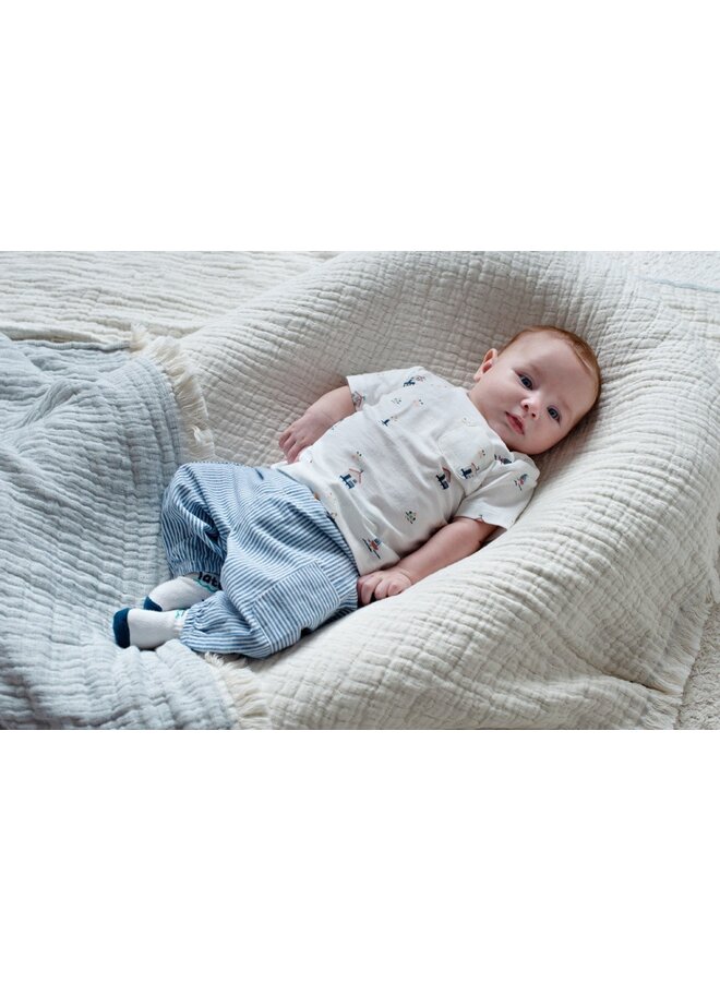 Broek streep chambray - Seaside Happiness (Chambray) | 52202506