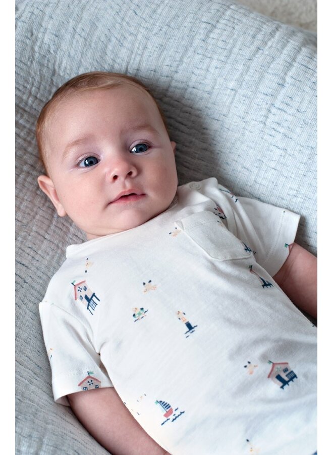 Broek streep chambray - Seaside Happiness (Chambray) | 52202506