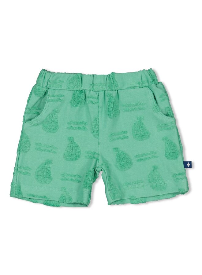 Short AO badstof - Seaside Happiness (Groen) | 52100467