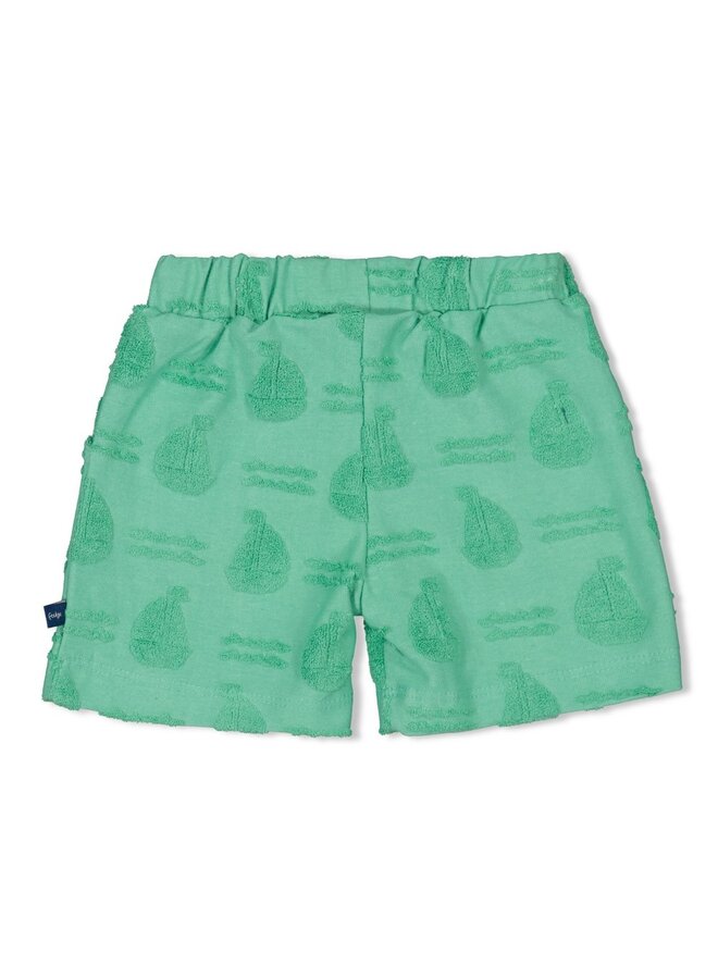 Short AO badstof - Seaside Happiness (Groen) | 52100467