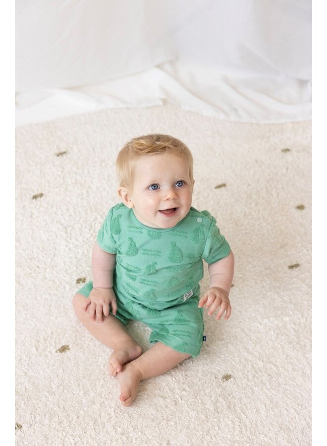 T-shirt AO badstof - Seaside Happiness (Groen) | 51700996