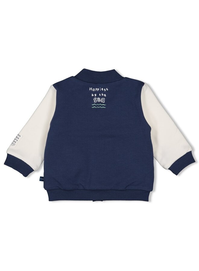 Omkeerbaar bomberjack - Seaside Happiness (Indigo) | 51300552