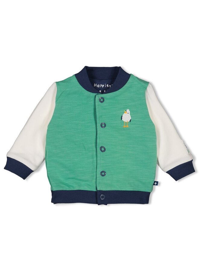 Omkeerbaar bomberjack - Seaside Happiness (Indigo) | 51300552