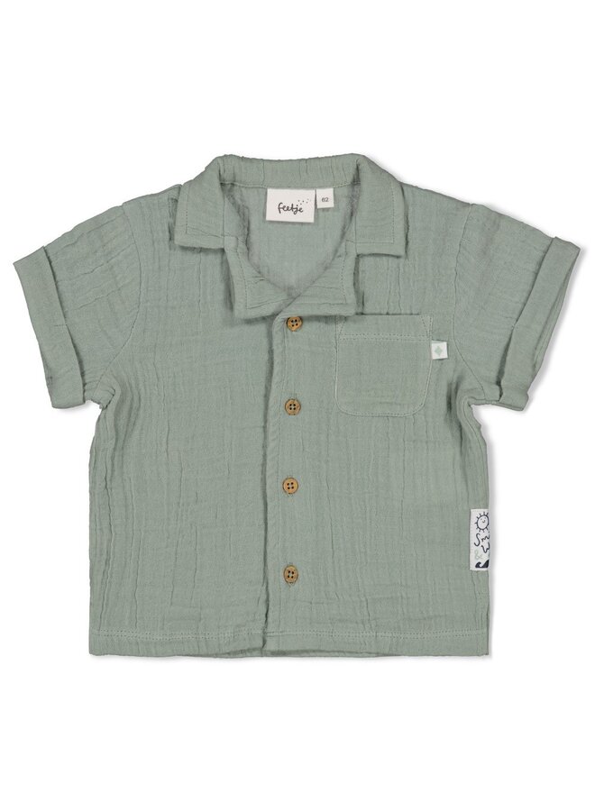 Blouse mousseline - Summer Woven (Zeegroen) | 52400016