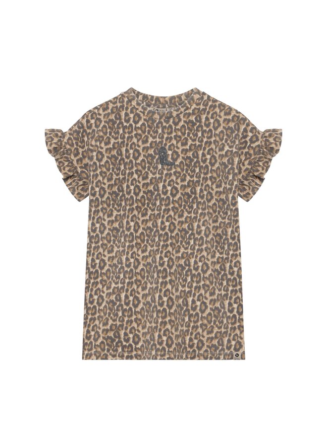 T-shirt Dress Allover Print 930382 | Sand (2020) S26