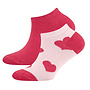 Sneakersocken 2er Pack Herzen/Uni | 201544 ( 2)