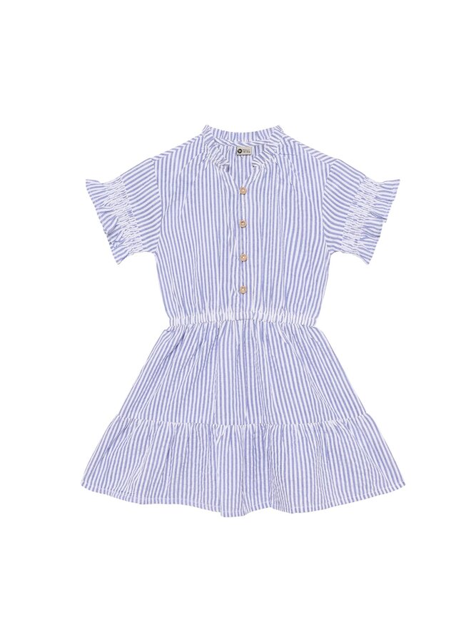 Dress Stripe Ruffle 930381 | Blue (6941) S26