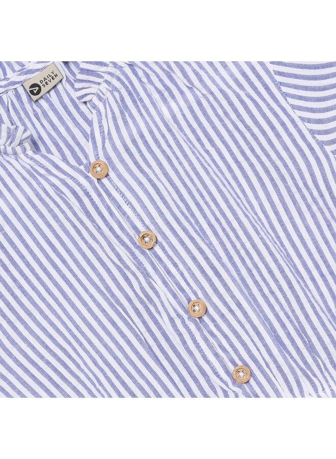 Dress Stripe Ruffle 930381 | Blue (6941) S26