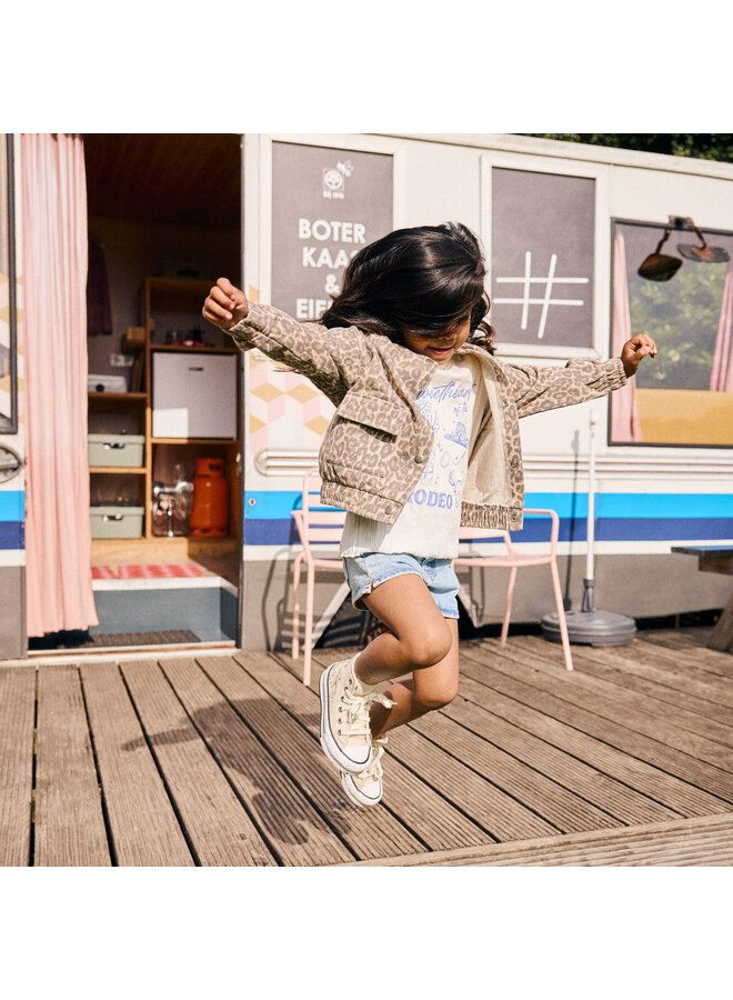 Sweat Jacket Print 930326 | Sand (2020) S26