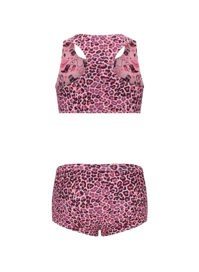 B.Nosy girls reversible bikini with print Winona Y601-5055 | Blush Leopard (962)