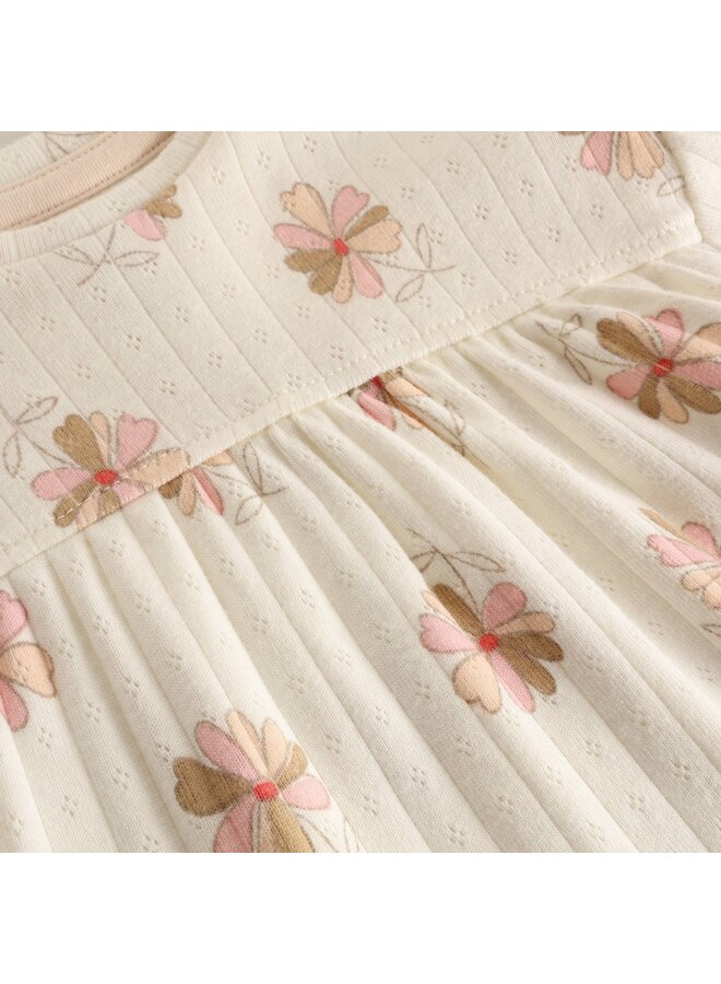 Dress LS AOP 6410411 | White (1021) SS26