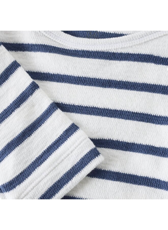 Tee LS stripe 6410018 | Blue (7817) SS26