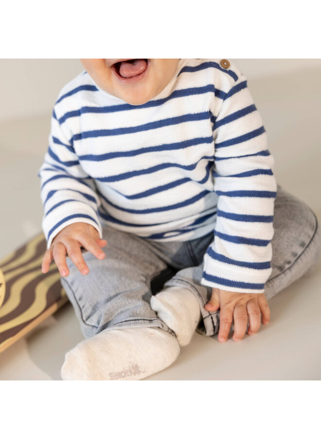 Tee LS stripe 6410018 | Blue (7817) SS26