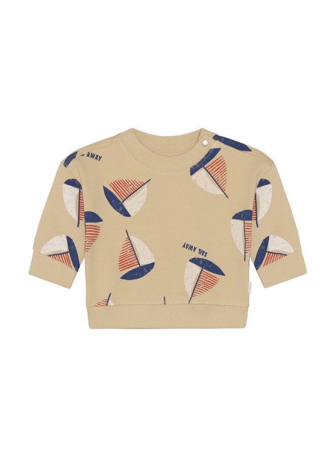 Sweater LS AOP 6410213 | White (1021) SS26