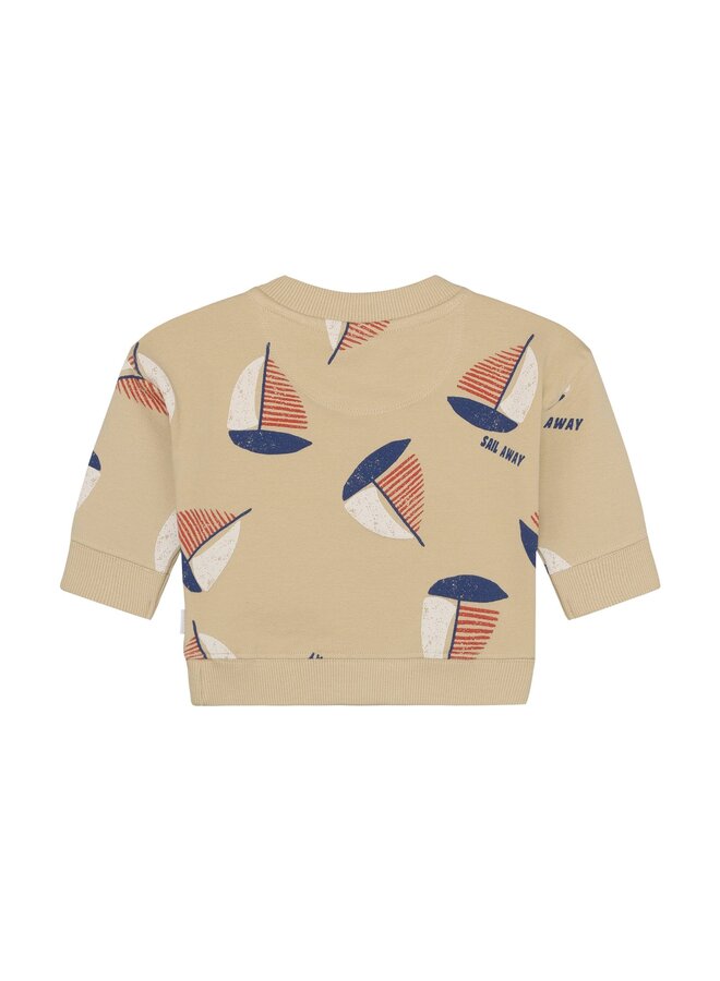 Sweater LS AOP 6410213 | White (1021) SS26