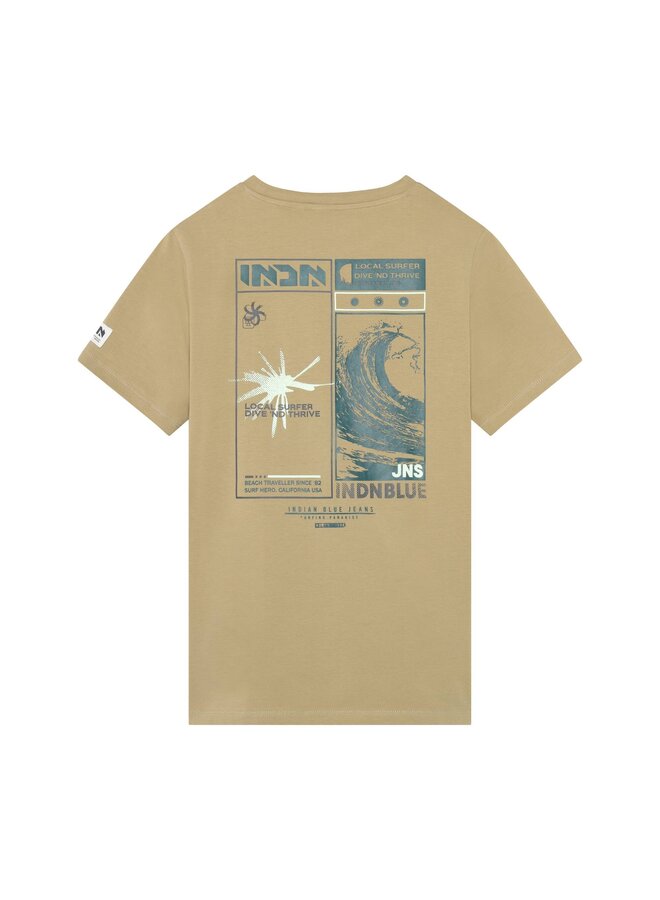T-Shirt INDN Backprint 960548 | Sand Storm 2168 (S26)