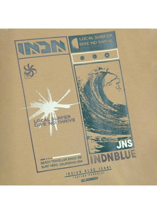 T-Shirt INDN Backprint 960548 | Sand Storm 2168 (S26)
