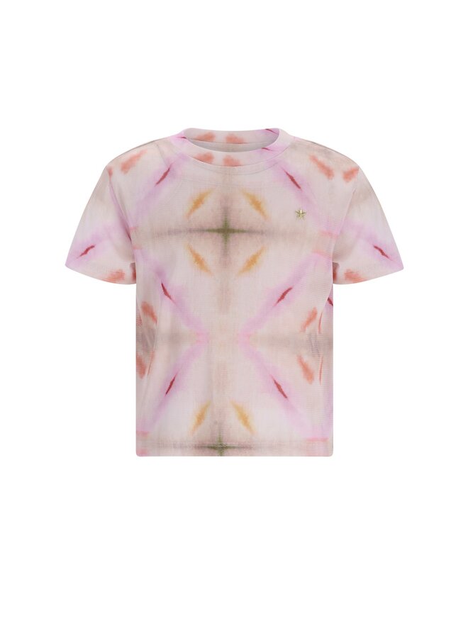 Evelijn Flo girls mesh tee F602-5402 | Multi (999)